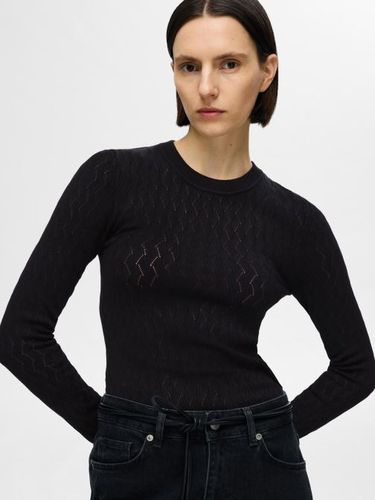 Vêtements SLFCABALA LS KNIT O-NECK pour Accessoires - Selected Femme - Modalova