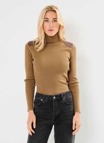 Vêtements Col roulé côtelé bordé de cuir vegan pour Accessoires - Lauren Ralph Lauren - Modalova