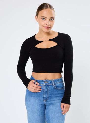 Vêtements LS RIBBED CROP TOP W/ SJ JEWEL BIS pour Accessoires - Sixth June - Modalova