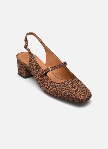 Escarpins Babies n°424 - Cuir imprimé - Léopard - Rivecour - Modalova