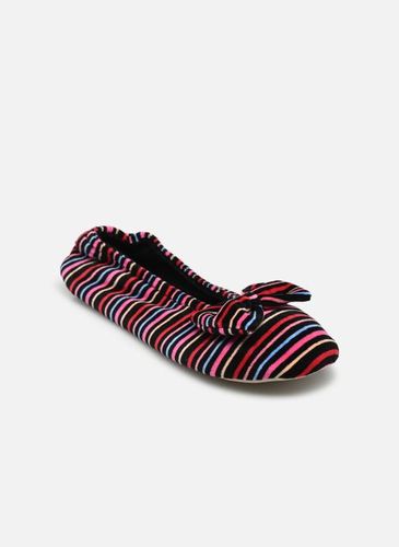 Chaussons Ballerine Velours – Grand Nœud W pour - Isotoner - Modalova