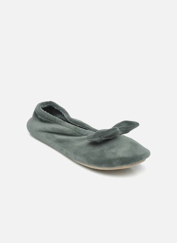 Chaussons Ballerine Velours – Grand Nœud W - Isotoner - Modalova