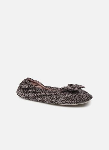 Chaussons Ballerine Velours – Grand Nœud W pour - Isotoner - Modalova