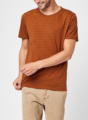 Vêtements Slhmorgan Stripe Ss O-Neck Tee W NOOS pour Accessoires - Selected Homme - Modalova