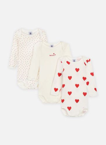 Vêtements Lot de 3 Bodies Us Manches Longues - Bébé Fille pour Accessoires - Petit Bateau - Modalova