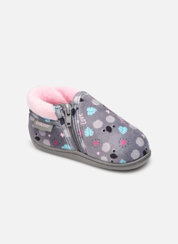 Chaussons Bottillon Zip Fille Velours Ultra Doux pour Enfant - Isotoner - Modalova