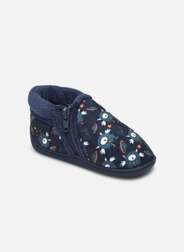 Chaussons Bottillon Zip Garçon Velours Ultra Doux pour Enfant - Isotoner - Modalova