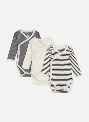 Vêtements Lot de 3 Bodies Naissance Manches Longues en Coton Bio - Bébé pour Accessoires - Petit Bateau - Modalova