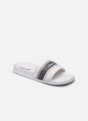 Sandales et nu-pieds JFWLEWIS STRIPE SLIDER pour - Jack & Jones - Modalova