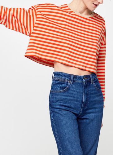 Vêtements Nmfrida Stripe L/S O-Neck Semi Crop Top pour Accessoires - Noisy May - Modalova