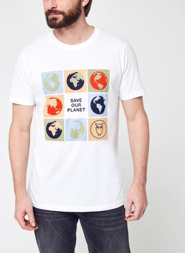 Vêtements Alder Globe Collage Print Tee pour Accessoires - Knowledge Cotton Apparel - Modalova