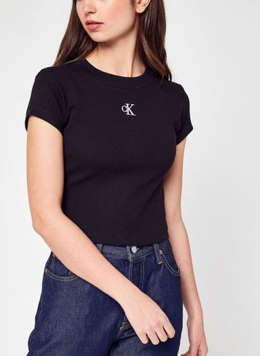 Vêtements Ck Rib Cropped Slim Tee pour Accessoires - Calvin Klein Jeans - Modalova