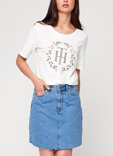 Vêtements Reg Th Applique Open Neck Tee SS pour Accessoires - Tommy Hilfiger - Modalova