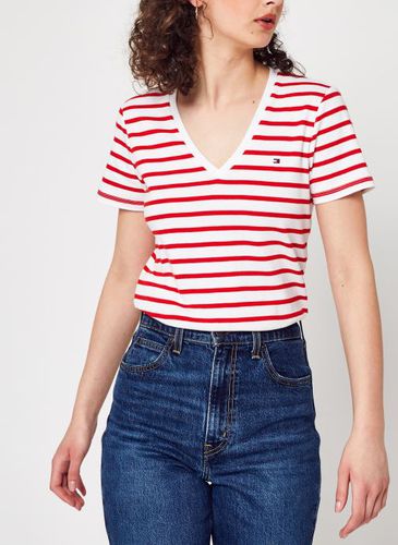 Vêtements Slim Stripe V-Nk Top SS pour Accessoires - Tommy Hilfiger - Modalova