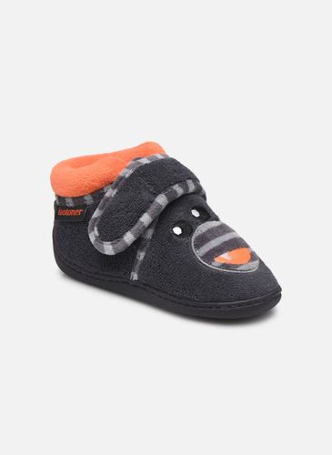 Chaussons Bottillons Velcro Garcon - Micro-Eponge pour Enfant - Isotoner - Modalova