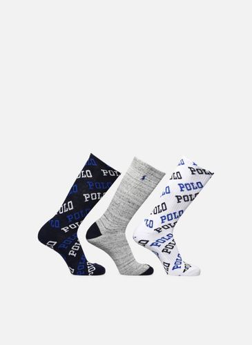 Chaussettes et collants Cotton Blend 3 Pack Allover Logo pour Accessoires - Polo Ralph Lauren - Modalova