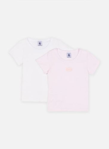 Vêtements Lot de 2 T-Shirts Manches Courtes en Coton Bio - Fille pour Accessoires - Petit Bateau - Modalova