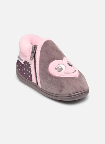 Chaussons Bottillons zip fille – microvelours pour Enfant - Isotoner - Modalova