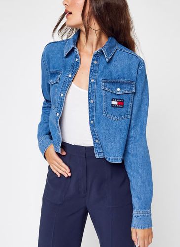 Vêtements Tjw Cropped Denim Shirt pour Accessoires - Tommy Jeans - Modalova