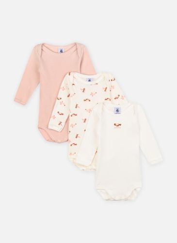 Vêtements Lot De 3 Bodies Us ML Bébé Fille - A05MW00 pour Accessoires - Petit Bateau - Modalova