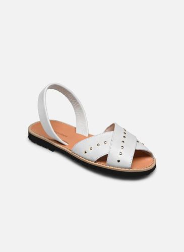 Sandales et nu-pieds Avarca Rock Cuir Vintage Blanco pour - Minorquines - Modalova