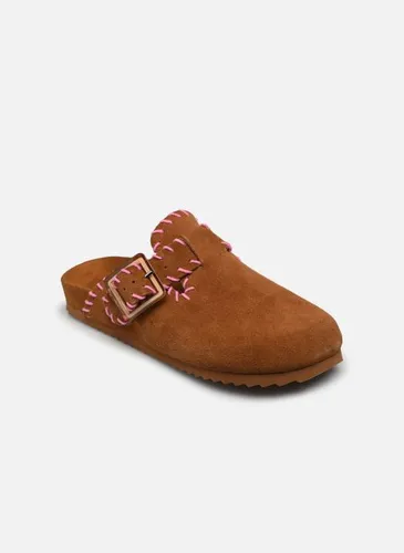 Mules et sabots Leather sabot with stitchings - Colors of California - Modalova
