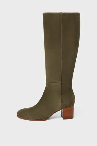 Bottes à talon en cuir velours - LIZZIE - GD - Modalova