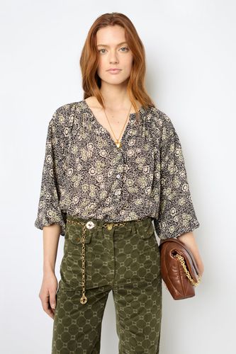 Blouse à fleurs et col rond - ADENA - GD - Modalova