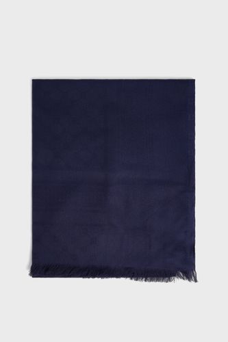 Echarpe monogramme en coton et modal - DOMITILLE - Gerard Darel - Modalova