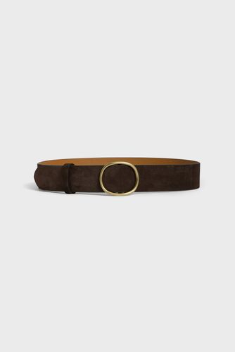 Ceinture en cuir velours - PALOMA - Gerard Darel - Modalova