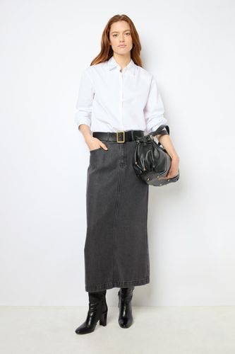 Jupe midi en denim - CYBELIA - Gerard Darel - Modalova