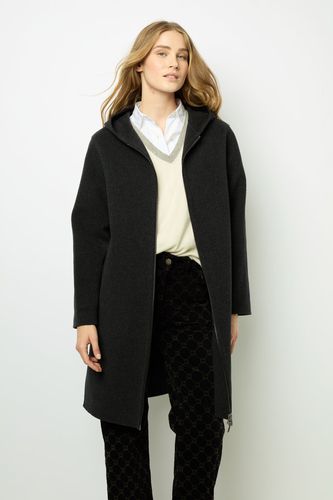 Manteau à capuche en laine - LANDIE - GD - Modalova