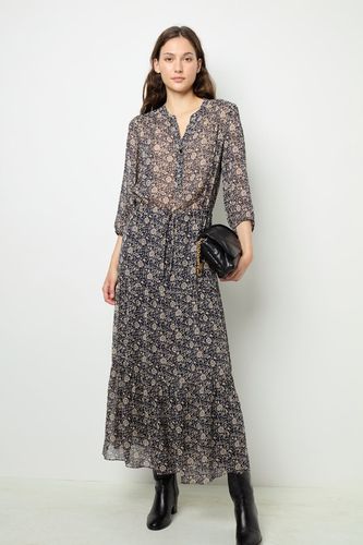 Robe longue à fleurs bicolores – SABAHE - GD - Modalova