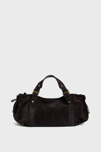 Sac à main en cuir velours - 24H - GD - Modalova