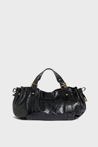 Sac à main en cuir effet froissé - 24H - Gerard Darel - Modalova