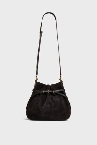 Sac seau en cuir velours - ROMY - GD - Modalova