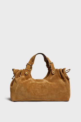Sac à main en cuir velours - CHIARA GD - Gerard Darel - Modalova