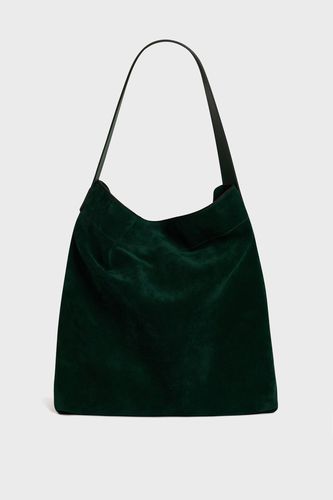 Sac Hobo en cuir velours - LADY - GD - Modalova