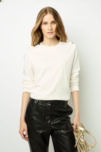 T-shirt manches longues en coton - AUDELIE - Gerard Darel - Modalova