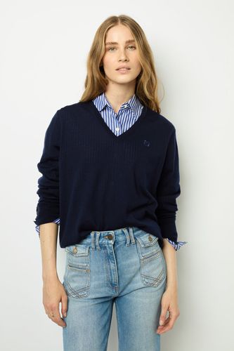 Pull V en laine fine - JULIETTE - GD - Modalova