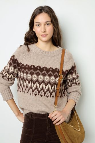 Pull en laine à motifs - JANINA - GD - Modalova