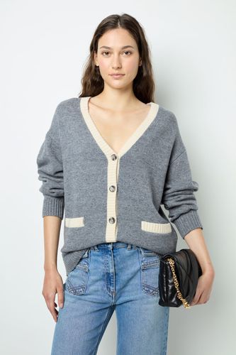 Gilet bicolore en laine - JANNICE - GD - Modalova