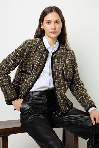 Veste en tweed et galon - MARGAUX - GD - Modalova