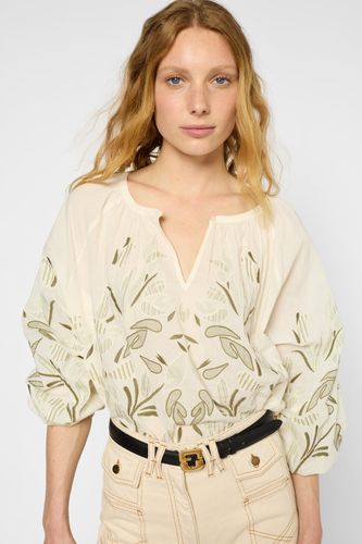 Blouse patchwork en voile de coton - UTESA - Gerard Darel - Modalova