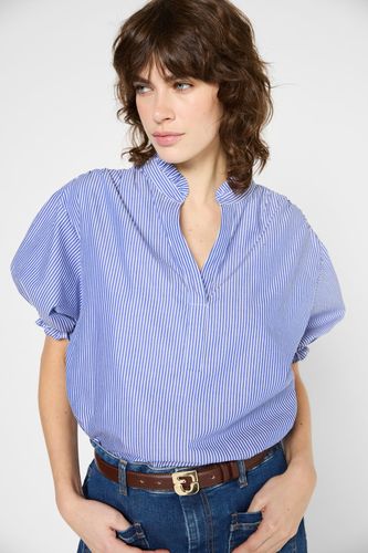 Blouse en popeline rayée - ULIANE - Gerard Darel - Modalova