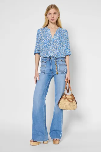 Blouse fluide à fleurs - UREN - Gerard Darel - Modalova