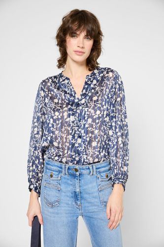 Blouse imprimée à lurex - UZETTE - Gerard Darel - Modalova