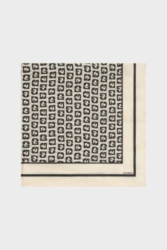 Carré en soie à monogrammes - OZANNE - Gerard Darel - Modalova