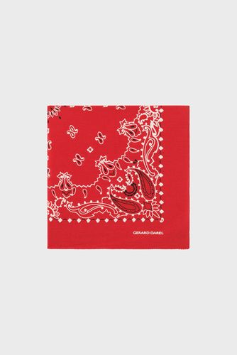 Bandana en coton - OMAYA - Rouge - Gerard Darel - Modalova