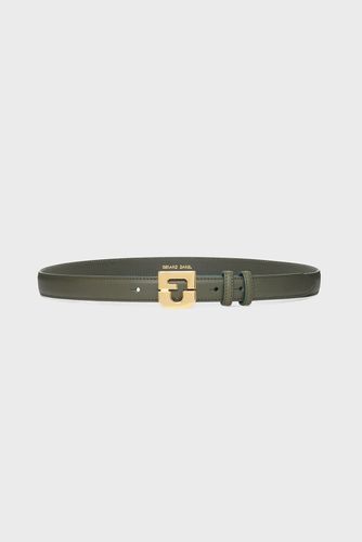 Ceinture signature en cuir - LAUREN - Gerard Darel - Modalova
